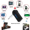 Bluetooth Aux Mini Audio -mottagare Bluetooth sändare 3 5mm Jack Hands Auto Bluetooth Car Kit Music Adapter261U
