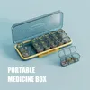 Storage Bottles Translucent Organizer 7 Days Vitamin Box Case Travel Container Portable For Home Offices Use
