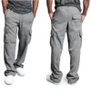 Mens Pants Genel Spor Sokağı Alt Cep Kış Kış Fitness Gym Eğitimi Nefes Alabilir Yumuşak 230718