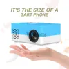 Inne akcesoria projektorowe Salange J15 Mini Portable Projector Wsparcie 1080p wideo Home Media Player Pieszeń wideo Prezent kinowy dla przyjaciół dzieci vs YG300 x0717