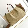 lulus Vrouwen Strandtassen Crossbody Designer 2023 Zadeltas Handtas Portemonnee Geweven Tote Lederwaren Handtassen rugzakken