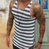 Regatas masculinas moda verão colete de treino antissuor ajuste fino sexy ombro de fora masculino streetwear