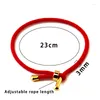 Lien Bracelets Réglable Rouge Protection Chanceux Amulette Corde Tressée Bracelet Pour Hommes Femmes Couple Saint Valentin Cadeaux