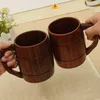 Muggar techome naturligt trä mugg handgjorda kopp trä mjölk öl te kaffe handgjorda hälsosamma material