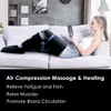 Masajeadores de piernas 360 ° Pie presión de aire masajeador de piernas promueve la circulación sanguínea masajeador corporal relajación muscular dispositivo de drenaje linfático 230718