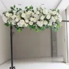 Flone Artificial fake Flowers Row Wedding arch floral home decoration stage backdrop arch stand wall decor flores accessories32643233h