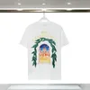Herren T-Shirts T-Shirt Casablanca Green Star Castle Print Hochwertige Straßenkleidung Tennis Club Kurzarm 230718