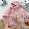 Jacken 2-10 Jahre Mädchen Herbst Fleecejacke Kleinkind Kinder Dicke Feste Winter Mit Kapuze Oberbekleidung Mantel Kinder Niedlich Warm Lang 8 9 6