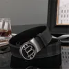 Bälten högkvalitativa designers Mens Belt Luxury Brand Famous Man Belts Automatisk B Buckle äkta läderbälten för män Bredd 3.4 230717