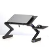 Liga de alumínio mesa portátil dobrável mesa portátil suporte para notebook cama bandeja para sofá suporte para livro tablet PC suportes266U