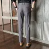 Männer Anzüge 2023 Hohe Qualität Männer Anzug Hosen Smart Casual Büro Hosen Business Für Hochzeit Kleid Männlich Streifen P173