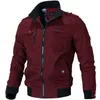 Giacche da uomo Giacca militare di marca di coccodrillo Uomo Winter Combat Cargo Plus Size Giacca a vento Outdoor Casual Slim Bomber