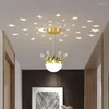 Lustres LED Plafonniers Lampe Pour Allée Couloir Balcon Porche Couloir Galerie Bar Foyer Loft Ciel Étoilé Éclairage Intérieur