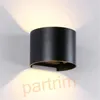 Lampada da parete moderna LED Camera da letto Soggiorno Sconce Lights Lighting Comodino Headed Home Up Down Light Fixture