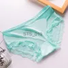 Slips Slipje Ander slipje 2 stks Vrouwen Slips Slipje Mid-taille Modaal Sexy Kant Trend Meisje Student Eenvoudige Comfortabele Wikkel Hip Pantie Mode Vrouwelijke Dame x0719