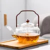 Dinnerware Sets 2 Pcs Clear Tea Kettle Bottle Dispenser Mouth Anti-leak Teapot Spout Protectors Accessories Supplies