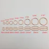 Sewing notions bra rings and sliders strap adjustment buckle in rose gold304n