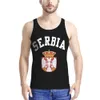 Serbia Free Custom Made Name Number Team Logo Srbija Tank Tops Srb Country Travel Srpski Nation Serbien Flag Print Photo Clothes