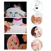 Gezichtsverzorging Apparaten Draadloze 3D Siliconen Led Masker 7 Kleuren Nek Schoonheid Machine Huid Lifting Aanscherping Anti Acne Krimpen poriën 230617