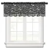 Curtain Coffee Bean Milk Short Tulle Half-Curtain For Kitchen Door Drape Cafe Small Window Sheer Curtains