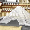 Bloklar 3377pcs Paris Louvre Müzesi Model Yapı Blokları Dünya Mimarisi Mini DIY DIY MICRO BLOKLAR TUKANLARI BLOKS R230718