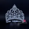 Beauté Pageant Award Or Contour Réglable Couronne Et Diadème Strass Cristal De Mariée Bijoux De Cheveux De Mariage Classique Argent Or 242S