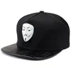 Berretti a sfera V per Vendetta Baseball cappelli Snapback regolabili in metallo Gorras stile Hip Hop donna uomo ragazzo nero Cool Flat Dropship