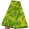 YQ-9200 Jacquard Fabric Brocade Damask African Woman Dress Floral 5Yards Green Elegant Evening Party Design Floral Wine Red Dark Yellow Elegant Beautiful Style