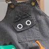 Kleidung Sets Nette Qualität Baby Mädchen Kleidung Sets Sommer Kinder Denim Overalls Baumwolle T-Shirt Kleidung anzüge