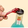 Färgad metallflasköppnare, delad nyckelring kedja nyckelring bulk aluminium fickklo bar soda dryck öl flasköppnare epkad