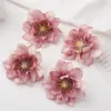 100pcs/lot 7.5cm Color Artificial Flowers Head Silk Peony Fake Flower for Wedding Wall Home DIY Decor Party Birthday Scrapbooking Wreath Accessory 2243