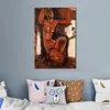 Kvinnlig figur Canvas Art Caryatid III Amedeo Modigliani Målning Handmålad olje Modern Office Decor