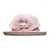 Berets damski zima vintage faux filc przycięty kubek czapki kwiat z piór imitacja gruszka kropla gruszka