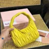 Fashion Women Handbags Meui Pleated Leather Hobo Bags Shoulder Bags Luxury Dumpling Bag with Box Designer Bags Lady Elegant Luna Purse