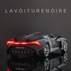 Diecast Model 1 32 Bugatti Lavoiturenoire Alloy Sports Car Metal Toy Vehicles Collection High Simulation Children Gift 230617