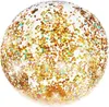 Sand Play Water Fun Gonfiabile Paillettes Glitter Palloni da spiaggia 60 cm Outdoor ultratrasparente PVC Flash Sport Giocattoli da nuoto per bambini Giocare 230718