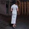 Ethnische Kleidung Sommer Frauen Seide Vintage Chinesischen Stil Traditionellen Qipao Abendkleid Plus Größe Cosplay Elegante Cheongsam Kleider