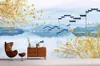 Wallpapers 3D Wall Murals Chinese Wallpaper Home Decor Fresh Tree Brid For Room Custom Comfortable TV Desktop