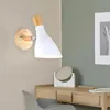 Applique murale moderne en bois plafonnier chambre salon lampes décor à la maison allée chevet Led