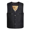 Gilets pour hommes grande taille 2Xl 3Xl 4Xl doux chaud marque 2023 noir polaire gilet hiver sans manches survêtement doublure