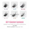 False Eyelashes New Design YUANZHIJIE 36 Volume DIY Individual Clusters Lashes Soft Ribbon Segmented False Mink Bundles Eyelashes Extension J230717