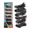 طائرة Modle 1 64 BAT CHARIOIT SLEAL DIECAST 6 PCSSEST CAR MODES TOY MENAL MOUNTY BODY GIFTS AMERICAN BATMOBILE FARN