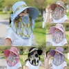 Wide Brim Hats Women UV Protection Breathable Neck Face Fisherman Cap Sun Sunshade Bucket Hat Work Shade Tapa Sol Upf 50