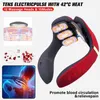 Nekkussen masseren Elektrisch nekmassage-instrument 12 koppen 15 versnellingen 12 modellen Verwarming Hoogfrequente vibratiemassagemachine voor nekschouder 230718