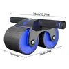 AB Rollers Abs Belly Wheel Automatic Rebound Mute Abdominal Övningssträning Armmuskler Bodybuilding Slimming Hem Gym Gym Fitness Equipment HKD230719