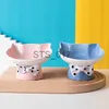 Dog Bowls Feeders Other Pet Supplies Cat Ceramic Food Water Bowl with Stand Elevated Small Dogs Drinking Eating Dish Bowl Pet Cute Feeding Bowls with bow decoration x0