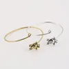 Bangle 3pcs/Lot Mix Color Lovely Cattle Head Shaped Fashion Adjustable Bangles Men And Women Jewelry