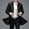 Jaqueta de lã misturada para homem de meia-idade e idosos jaqueta masculina fina primavera e outono jaqueta casual de negócios casaco HKD230718