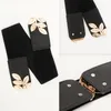Cinture Eleganti cinturini per cintura vintage da donna 65 cm di lunghezza Nero Bianco Vestito da tutto fiammifero Cintura decorativa Accessori per abbigliamento