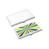 Storage Bottles Selling Sublimation Metal Business Cards Case Blank Aluminum Name Card Holder Box For Customized